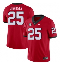 Men #25 E.J. Lightsey Georgia Bulldogs College Football Jerseys Stitched-Red Men #25 E.J. Lightsey Georgia Bulldogs College Football Jerseys Stitched-Red