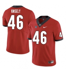 Men #46 Kurt Knisely Georgia Bulldogs College Football Jerseys Sale-Red Men #46 Kurt Knisely Georgia Bulldogs College Football Jerseys Sale-Red