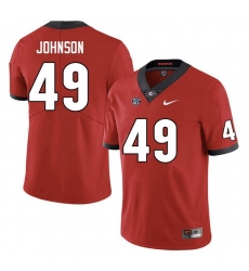 Men #49 Samuel Johnson Georgia Bulldogs College Football Jerseys Sale-Red Anniversary Men #49 Samuel Johnson Georgia Bulldogs College Football Jerseys Sale-Red Anniversary