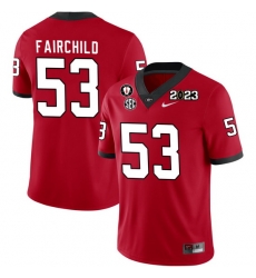 Men #53 Dylan Fairchild Georgia Bulldogs 2022-23 CTP National Championship Football Jerseys Men #53 Dylan Fairchild Georgia Bulldogs 2022-23 CTP National Championship Football Jerseys