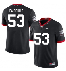 Men #53 Dylan Fairchild Georgia Bulldogs College Football Jerseys Sale-100th Anniversary Men #53 Dylan Fairchild Georgia Bulldogs College Football Jerseys Sale-100th Anniversary