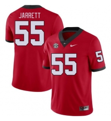 Men #55 Jamaal Jarrett Georgia Bulldogs College Football Jerseys Stitched-Red Men #55 Jamaal Jarrett Georgia Bulldogs College Football Jerseys Stitched-Red