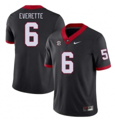 Men #6 Daylen Everette Georgia Bulldogs College Football Jerseys Stitched-Black Men #6 Daylen Everette Georgia Bulldogs College Football Jerseys Stitched-Black