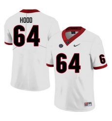 Men #64 Jacob Hood Georgia Bulldogs College Football Jerseys Sale-White Anniversary Men #64 Jacob Hood Georgia Bulldogs College Football Jerseys Sale-White Anniversary
