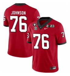 Men #76 Miles Johnson Georgia Bulldogs 2022-23 CTP National Championship Football Jerseys Men #76 Miles Johnson Georgia Bulldogs 2022-23 CTP National Championship Football Jerseys