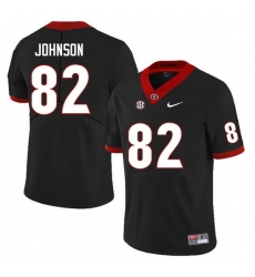 Men #82 Logan Johnson Georgia Bulldogs College Football Jerseys Sale-Black Anniversary Men #82 Logan Johnson Georgia Bulldogs College Football Jerseys Sale-Black Anniversary