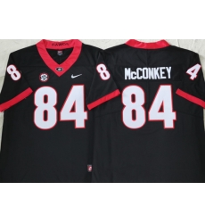 Men #84 Ladd McConkey Georgia Bulldogs College Football Jerseys Sale-Black Men #84 Ladd McConkey Georgia Bulldogs College Football Jerseys Sale-Black