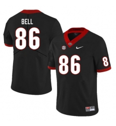 Men #86 Dillon Bell Georgia Bulldogs College Football Jerseys Sale-Black Men #86 Dillon Bell Georgia Bulldogs College Football Jerseys Sale-Black