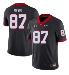 Men #87 Mekhi Mews Georgia Bulldogs College Football Jerseys Stitched-Black Men #87 Mekhi Mews Georgia Bulldogs College Football Jerseys Stitched-Black