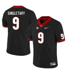 Men #9 Jaheim Singletary Georgia Bulldogs College Football Jerseys Sale-Black Men #9 Jaheim Singletary Georgia Bulldogs College Football Jerseys Sale-Black
