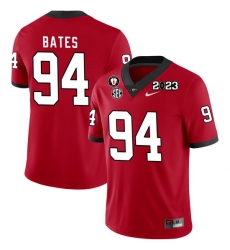 Men #94 Henry Bates Georgia Bulldogs 2022-23 CTP National Championship Football Jerseys Men #94 Henry Bates Georgia Bulldogs 2022-23 CTP National Championship Football Jerseys