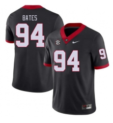 Men #94 Henry Bates Georgia Bulldogs College Football Jerseys Stitched-Black Men #94 Henry Bates Georgia Bulldogs College Football Jerseys Stitched-Black
