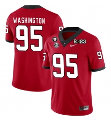 Men #95 Shone Washington Georgia Bulldogs 2022-23 CTP National Championship Football Jerseys Men #95 Shone Washington Georgia Bulldogs 2022-23 CTP National Championship Football Jerseys