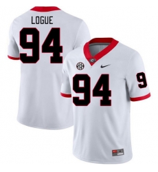 Men #96 Zion Logue Georgia Bulldogs College Football Jerseys Stitched-White Men #96 Zion Logue Georgia Bulldogs College Football Jerseys Stitched-White