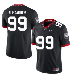 Men #99 Bear Alexander Georgia Bulldogs College Football Jerseys Sale-100th Anniversary Men #99 Bear Alexander Georgia Bulldogs College Football Jerseys Sale-100th Anniversary