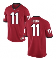 Men Georgia Bulldogs #11 Jake Fromm College Football Jerseys-Red Men Georgia Bulldogs #11 Jake Fromm College Football Jerseys-Red