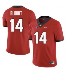 Men Georgia Bulldogs #14 Trey Blount College Football Jerseys Sale-Red Men Georgia Bulldogs #14 Trey Blount College Football Jerseys Sale-Red