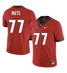 Men Georgia Bulldogs #77 Cade Mays College Football Jerseys Sale-Red Men Georgia Bulldogs #77 Cade Mays College Football Jerseys Sale-Red