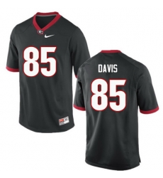 Men Georgia Bulldogs #85 Jordan Davis College Football Jerseys-Black Men Georgia Bulldogs #85 Jordan Davis College Football Jerseys-Black