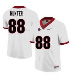 Men Georgia Bulldogs #88 Jaden Hunter College Football Jerseys Sale-White Men Georgia Bulldogs #88 Jaden Hunter College Football Jerseys Sale-White