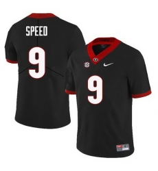 Men Georgia Bulldogs #9 Ameer Speed College Football Jerseys Sale-Black Men Georgia Bulldogs #9 Ameer Speed College Football Jerseys Sale-Black