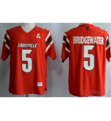 Louisville Cardinals 5 Teddy Bridgewater Red AAC Patch NCAA Techfit Jerseys Louisville Cardinals 5 Teddy Bridgewater Red AAC Patch NCAA Techfit Jerseys