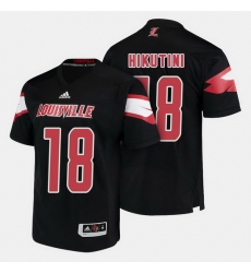Louisville Cardinals Cole Hikutini College Football Black Jersey Louisville Cardinals Cole Hikutini College Football Black Jersey