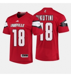 Louisville Cardinals Cole Hikutini College Football Red Jersey Louisville Cardinals Cole Hikutini College Football Red Jersey
