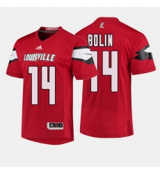 Louisville Cardinals Kyle Bolin College Football Red Jersey Louisville Cardinals Kyle Bolin College Football Red Jersey
