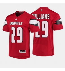 Louisville Cardinals Malik Williams College Football Red Jersey Louisville Cardinals Malik Williams College Football Red Jersey
