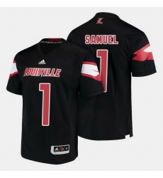 Louisville Cardinals Traveon Samuel College Football Black Jersey Louisville Cardinals Traveon Samuel College Football Black Jersey