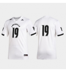 Men Louisville Cardinals 19 White 2019 Special Game Premier Football Jersey Men Louisville Cardinals 19 White 2019 Special Game Premier Football Jersey