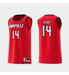 Men Louisville Cardinals Will Rainey Red Replica College Basketball Jersey Men Louisville Cardinals Will Rainey Red Replica College Basketball Jersey