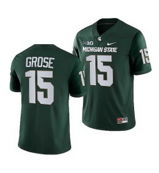 Michigan State Spartans Angelo Grose Green College Football Men Jersey Michigan State Spartans Angelo Grose Green College Football Men Jersey