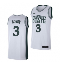 Michigan State Spartans Foster Loyer White Retro Limited Men'S Jersey Michigan State Spartans Foster Loyer White Retro Limited Men'S Jersey