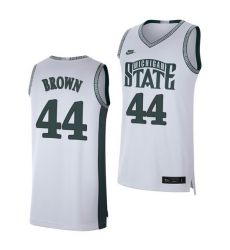 Michigan State Spartans Gabe Brown White Retro Limited Men'S Jersey Michigan State Spartans Gabe Brown White Retro Limited Men'S Jersey