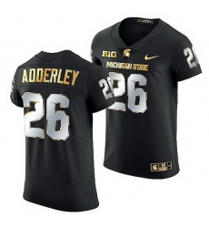 Michigan State Spartans Herb Adderley Golden Edition Nfl Limited Black Jersey Michigan State Spartans Herb Adderley Golden Edition Nfl Limited Black Jersey