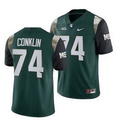 Michigan State Spartans Jack Conklin Green College Football Men Jersey Michigan State Spartans Jack Conklin Green College Football Men Jersey