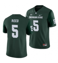 Michigan State Spartans Jayden Reed Green College Football Michigan State Spartans Jersey Michigan State Spartans Jayden Reed Green College Football Michigan State Spartans Jersey