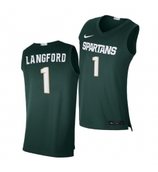 Michigan State Spartans Joshua Langford Green Alumni Limited Michigan State Spartans Jersey Michigan State Spartans Joshua Langford Green Alumni Limited Michigan State Spartans Jersey