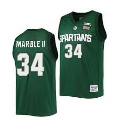 Michigan State Spartans Julius Marble Ii Green Alumni Commemorative Classic Jersey Michigan State Spartans Julius Marble Ii Green Alumni Commemorative Classic Jersey