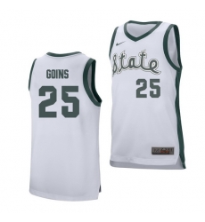 Michigan State Spartans Kenny Goins White Replica Men'S Jersey Michigan State Spartans Kenny Goins White Replica Men'S Jersey