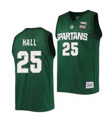 Michigan State Spartans Malik Hall Green Alumni Commemorative Classic Jersey Michigan State Spartans Malik Hall Green Alumni Commemorative Classic Jersey