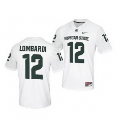 Michigan State Spartans Rocky Lombardi White Untouchable Men'S Jersey Michigan State Spartans Rocky Lombardi White Untouchable Men'S Jersey