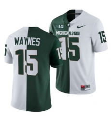 Michigan State Spartans Trae Waynes Michigan State Spartans Split Edition Jersey Michigan State Spartans Trae Waynes Michigan State Spartans Split Edition Jersey