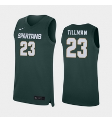 Michigan State Spartans Xavier Tillman Green Replica Men'S Jersey Michigan State Spartans Xavier Tillman Green Replica Men'S Jersey