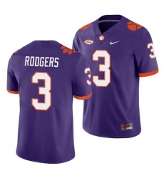 Clemson Tigers Amari Rodgers Purple College Football Men'S Jersey Clemson Tigers Amari Rodgers Purple College Football Men'S Jersey