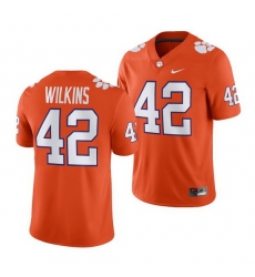 Clemson Tigers Christian Wilkins Orange Game Men'S Jersey Clemson Tigers Christian Wilkins Orange Game Men'S Jersey