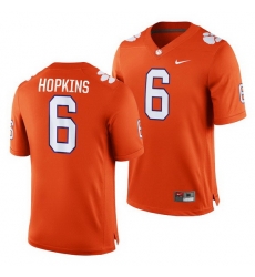 Clemson Tigers Deandre Hopkins Orange Game College Football Jersey Clemson Tigers Deandre Hopkins Orange Game College Football Jersey