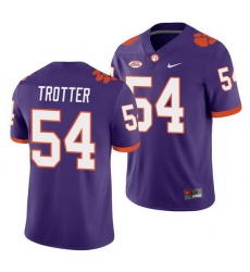 Clemson Tigers Mason Trotter Purple College Football Men'S Jersey Clemson Tigers Mason Trotter Purple College Football Men'S Jersey
